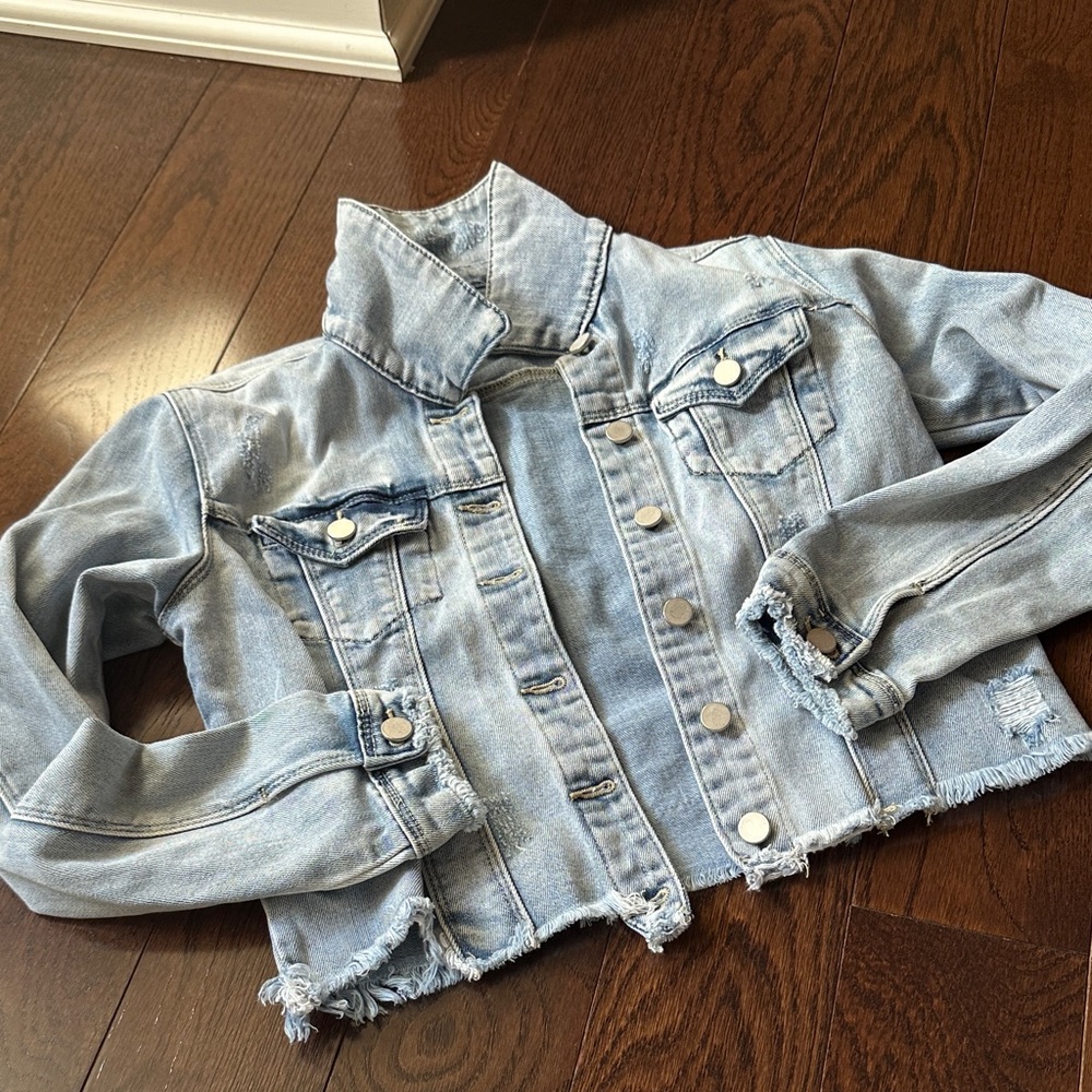 Stylish Light Blue Jean Jacket for Kids